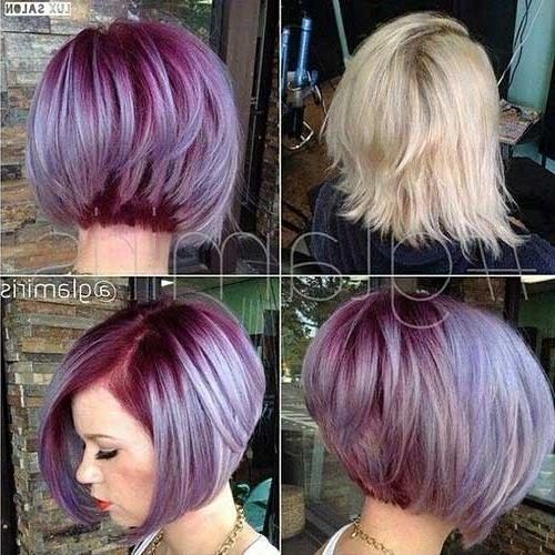 Short Colored Bob Hairstyles (Photo 1 of 15)