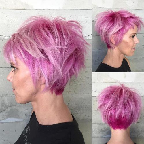 Short Messy Lilac Hairstyles (Photo 7 of 20)