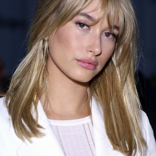 Medium Hairstyles With Straight Bangs (Photo 18 of 20)