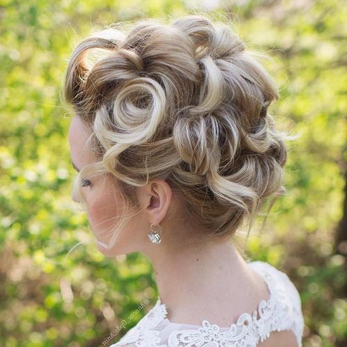 Chignon Wedding Hairstyles With Pinned Up Embellishment (Photo 2 of 20)