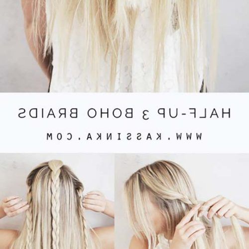 Boho Half-Braid Hairstyles (Photo 15 of 20)