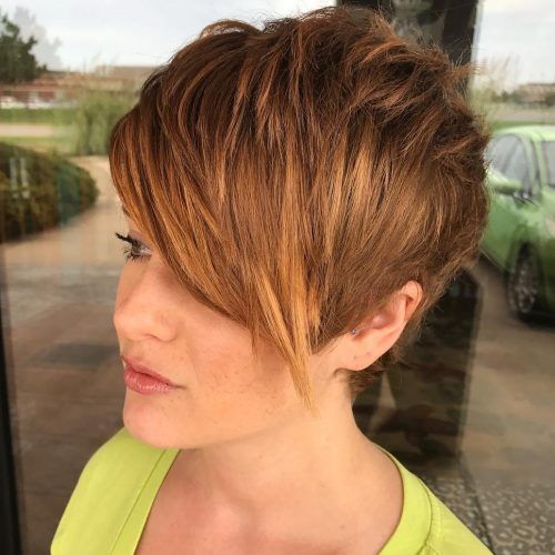 Layered Copper Brown Haircuts For Thick Hair (Photo 17 of 20)