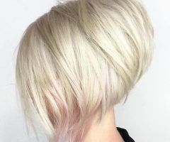 20 Ideas of Stacked White Blonde Bob Hairstyles