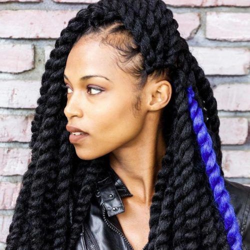 Very Thick And Long Twists Yarn Braid Hairstyles (Photo 6 of 20)