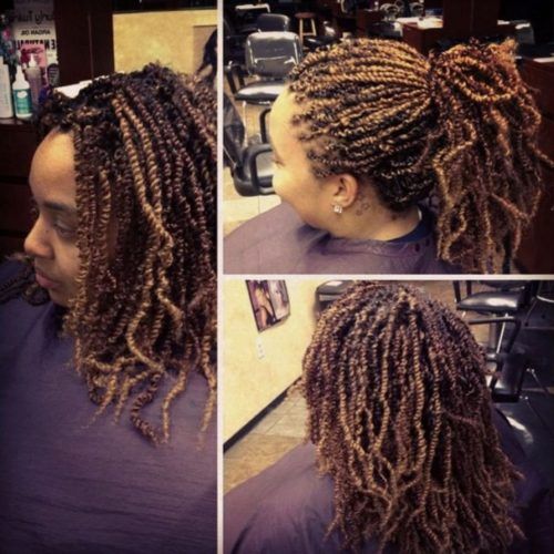 Two-Tone Twists Hairstyles With Beads (Photo 12 of 20)