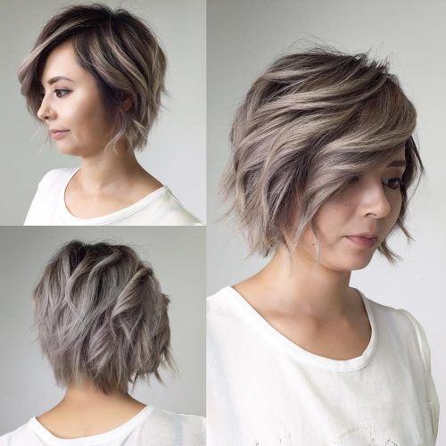 Layered Short Hairstyles For Round Faces (Photo 1 of 20)