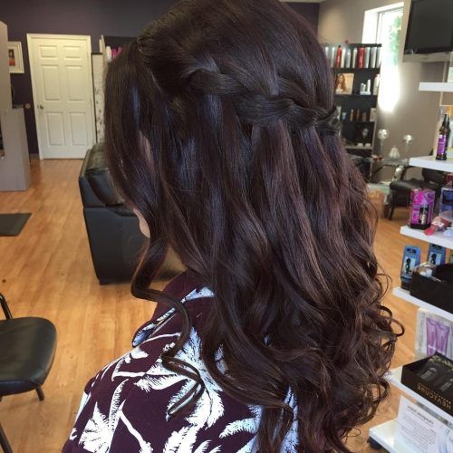 Brunette Ponytail Hairstyles With Braided Bangs (Photo 17 of 20)
