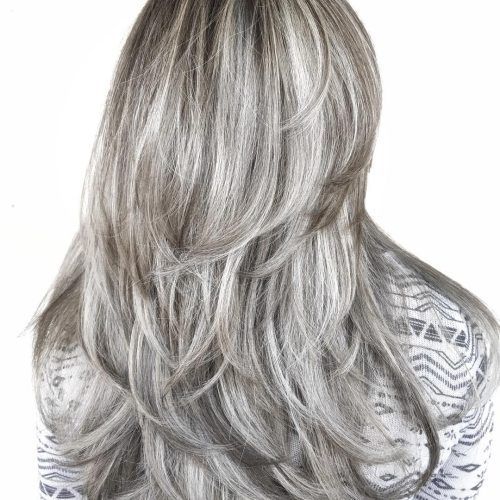 White Blonde Hairstyles For Brown Base (Photo 16 of 20)