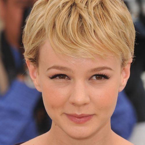 Side-Swept Long Layered Pixie Hairstyles (Photo 16 of 20)