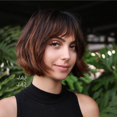 Rounded Bob Hairstyles With Side Bangs (Photo 4 of 20)
