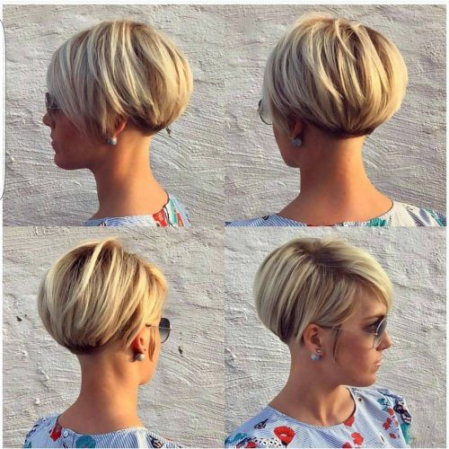 Rounded Tapered Bob Hairstyles With Shorter Layers (Photo 9 of 20)