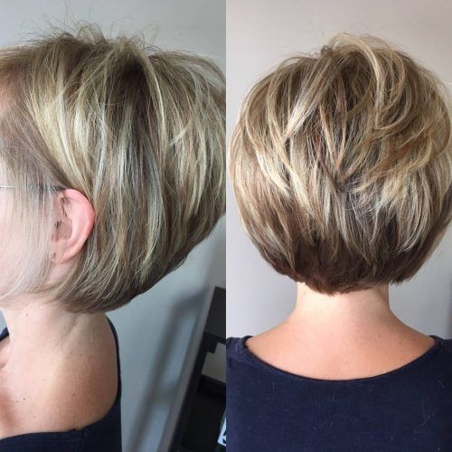 Short Rounded And Textured Bob Hairstyles (Photo 3 of 20)