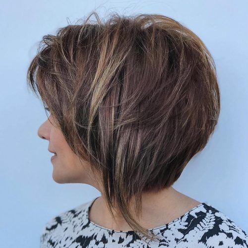 Golden-Bronde Bob Hairstyles With Piecey Layers (Photo 3 of 20)