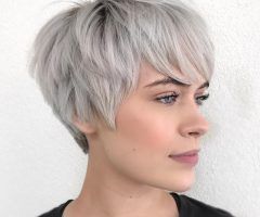20 Best Ideas Gray Pixie Haircuts with Messy Crown