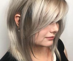 20 Collection of Layered Bob Hairstyles with Swoopy Side Bangs