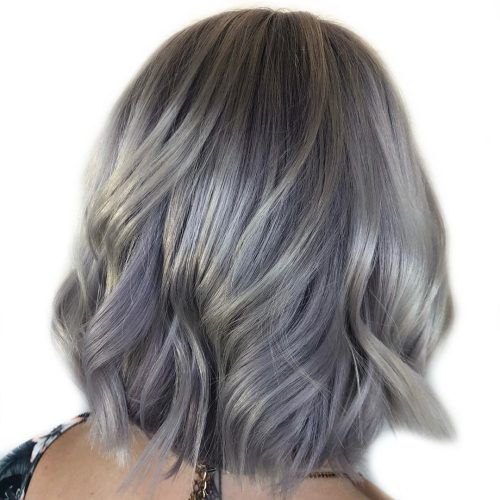 Dusty Lavender Short Shag Haircuts (Photo 11 of 20)