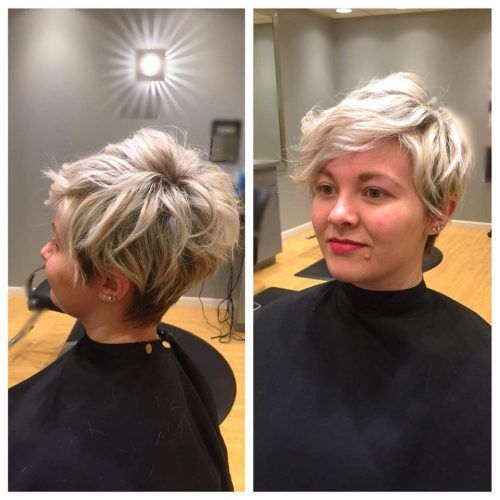 Long Pixie Haircuts With Sharp Layers And Highlights (Photo 9 of 20)