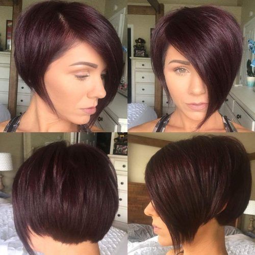 Messy Highlighted Pixie Haircuts With Long Side Bangs (Photo 6 of 20)