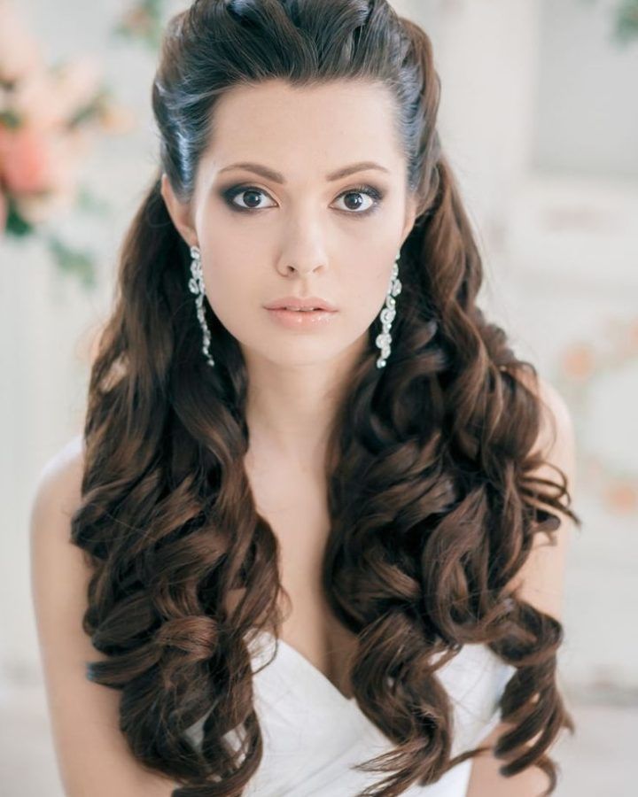 Part Up Part Down Wedding Hairstyles