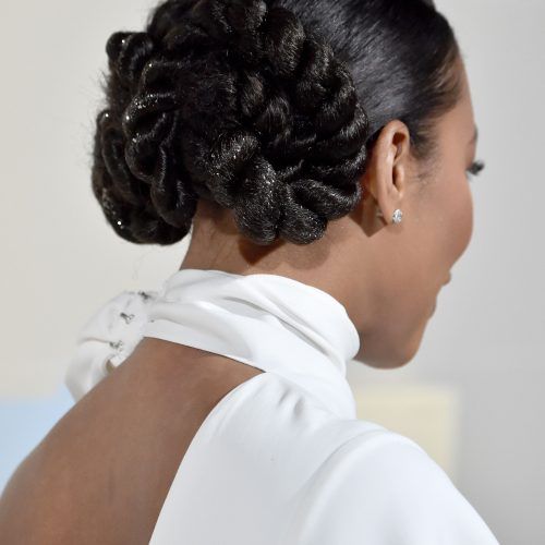 Low Braided Bun Updo Hairstyles (Photo 16 of 20)