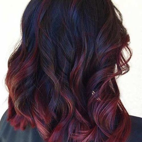 Red Highlights For Type 3C Hairstyles (Photo 12 of 20)