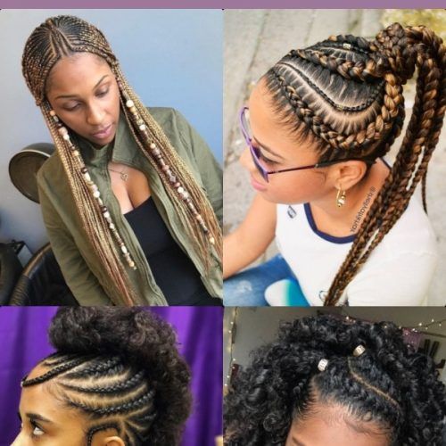 Cornrow Fishtail Side Braided Hairstyles (Photo 3 of 20)