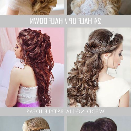 Bumped Twist Half Updo Bridal Hairstyles (Photo 11 of 20)