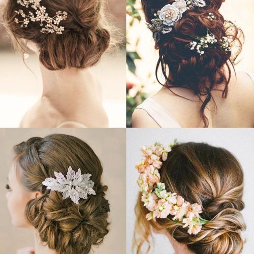 Romantic Florals Updo Hairstyles (Photo 2 of 20)