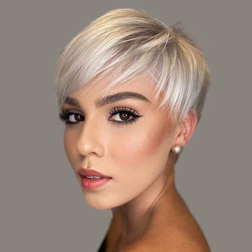 Bright Bang Pixie Hairstyles (Photo 1 of 20)