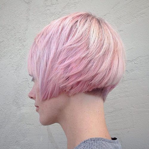 Pastel Pink Textured Pixie Hairstyles (Photo 16 of 20)