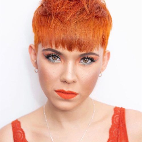 Undercut Pixie Hairstyles With Hair Tattoo (Photo 10 of 20)