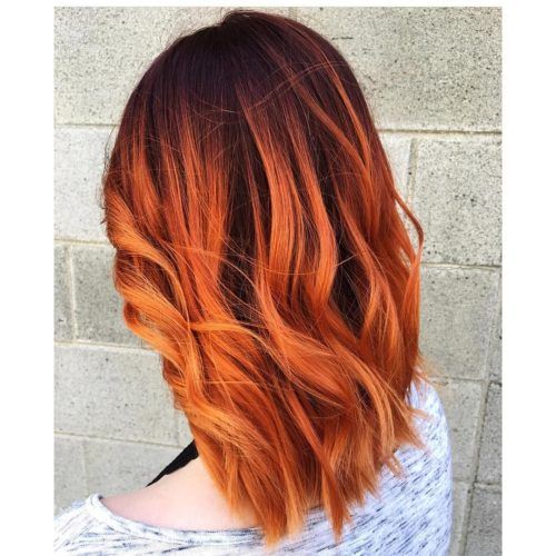 Burnt Orange Bob Hairstyles With Highlights (Photo 3 of 20)