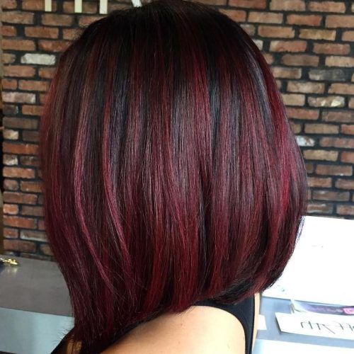 Burgundy Bob Hairstyles With Long Layers (Photo 9 of 20)