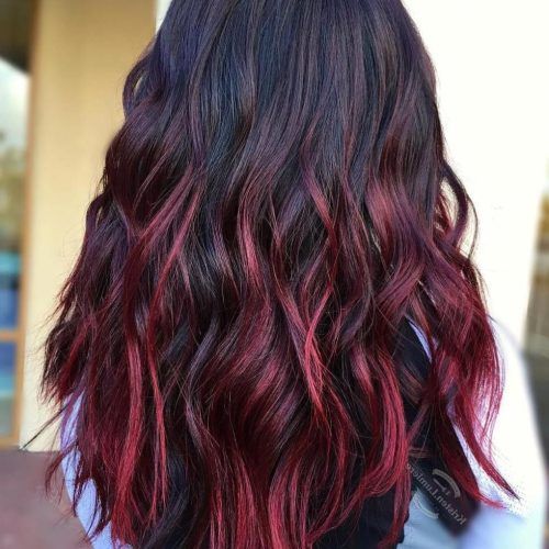 Red And Black Medium Hairstyles (Photo 6 of 20)