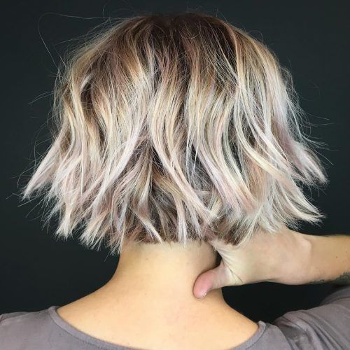 Short Textured Hairstyles With Balayage (Photo 16 of 20)