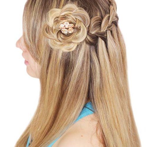Braided Crown Rose Hairstyles (Photo 8 of 20)