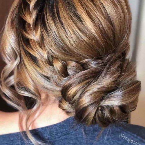 Wavy Updos Hairstyles For Medium Length Hair (Photo 16 of 20)