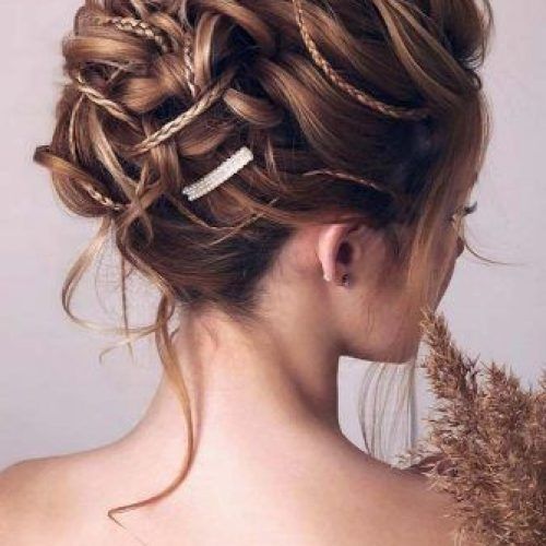 Folded Braided Updo Hairstyles (Photo 14 of 20)