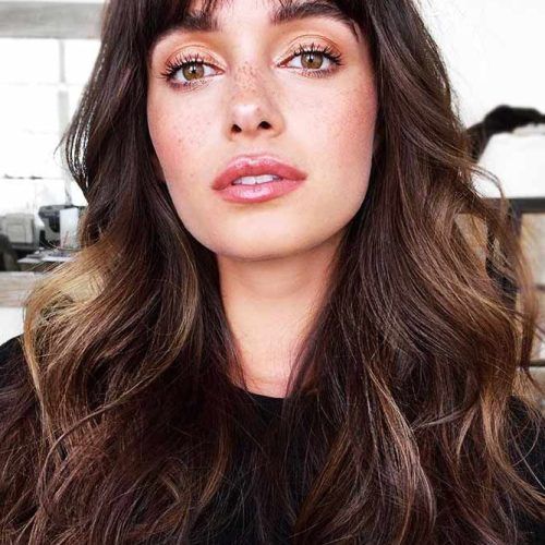 Long Wavy Hairstyles With Bangs Style (Photo 5 of 20)