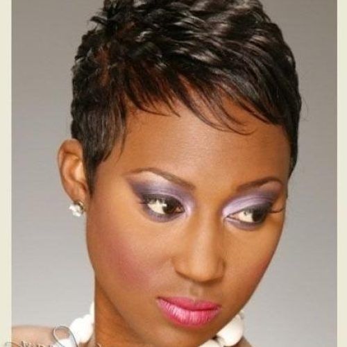 Short Hairstyles For African American Women With Thin Hair (Photo 7 of 20)