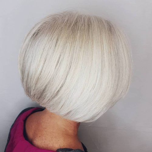 Solid White Blonde Bob Hairstyles (Photo 20 of 20)