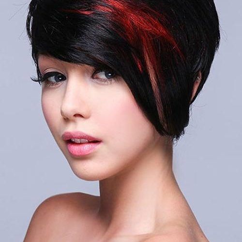 Red And Black Short Hairstyles (Photo 5 of 20)