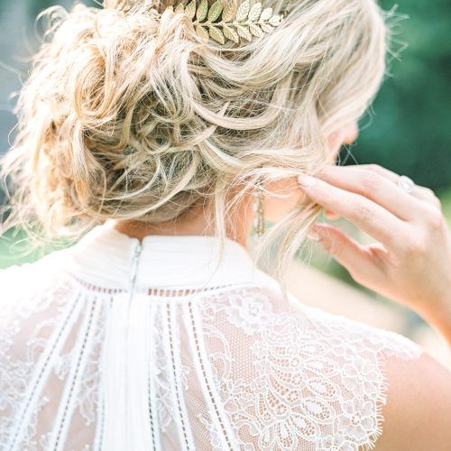 Messy Bun Prom Hairstyles With Long Side Pieces (Photo 18 of 20)