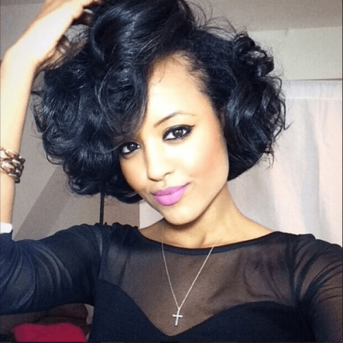 Curly Bob Hairstyles For Black Women (Photo 9 of 15)