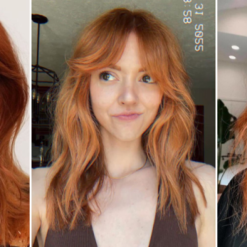 Lush Curtain Bangs For Mid-Length Ginger Hair (Photo 6 of 15)