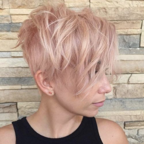 Rose Gold Pixie Haircuts (Photo 8 of 15)