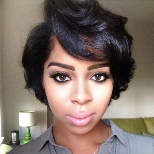 Short Haircuts For Black Women With Thick Hair (Photo 2 of 20)