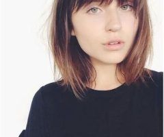 20 Best Collection of Full Fringe Medium Hairstyles