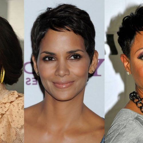 Edgy Medium Haircuts For Black Women (Photo 18 of 20)