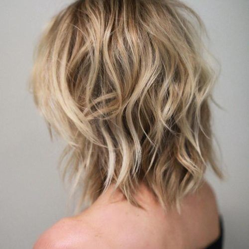 Messy Shaggy Inverted Bob Hairstyles With Subtle Highlights (Photo 8 of 20)